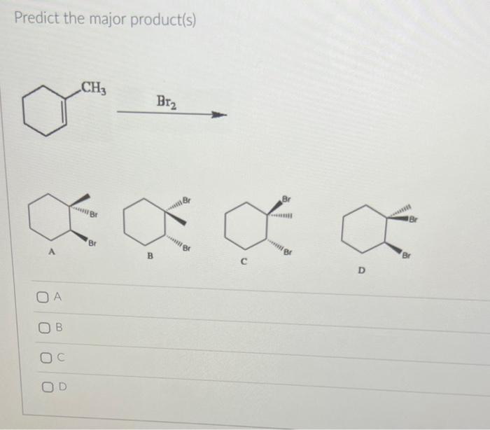 Solved Predict The Major Product(s) | Chegg.com