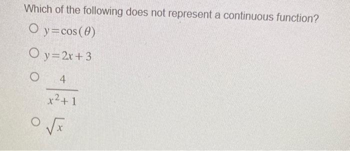 Solved Which of the following does not represent a | Chegg.com