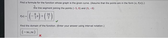 Solved Find a formula for the function whose graph is the | Chegg.com