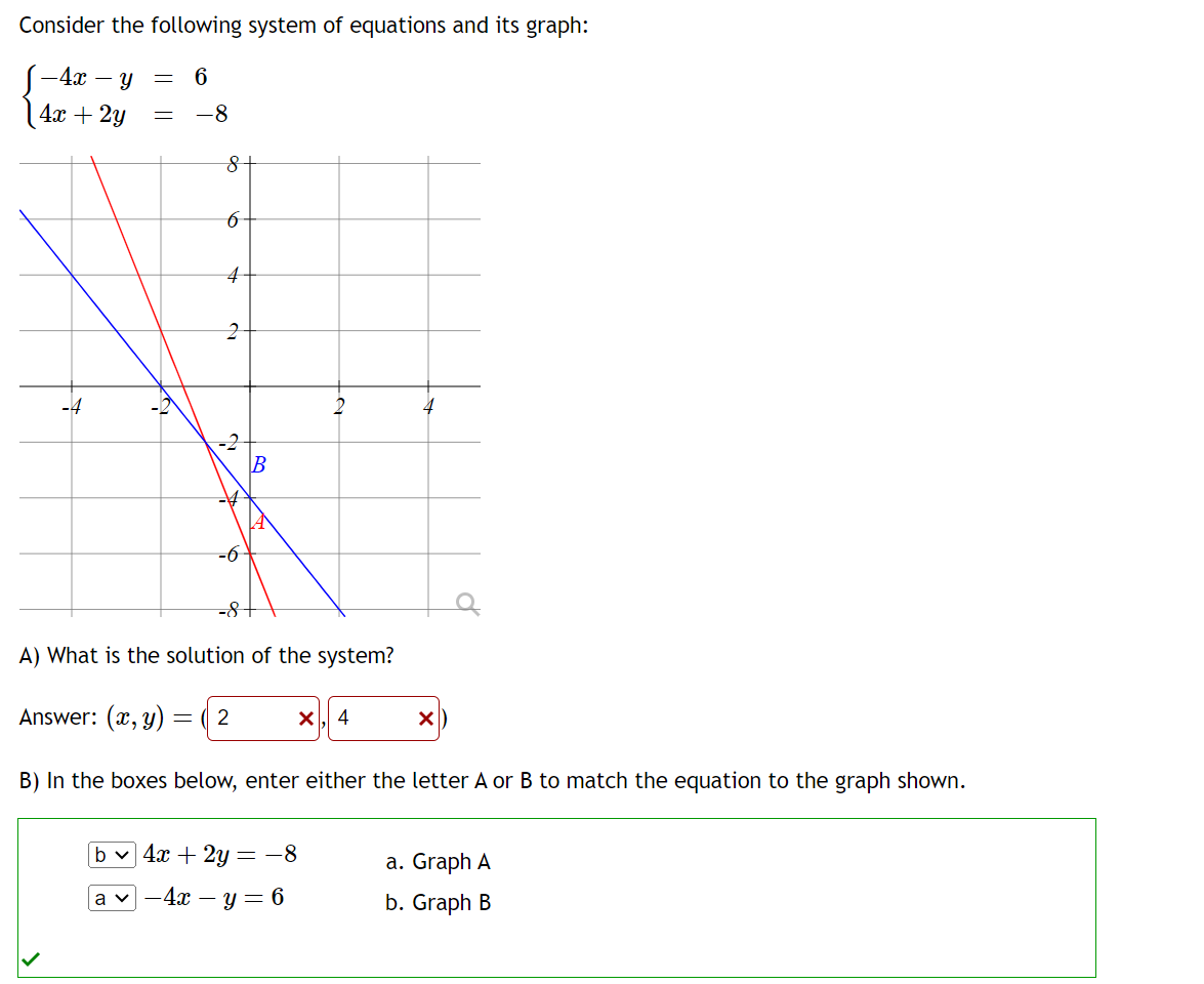 Solved Consider The Following System Of Equations And Its