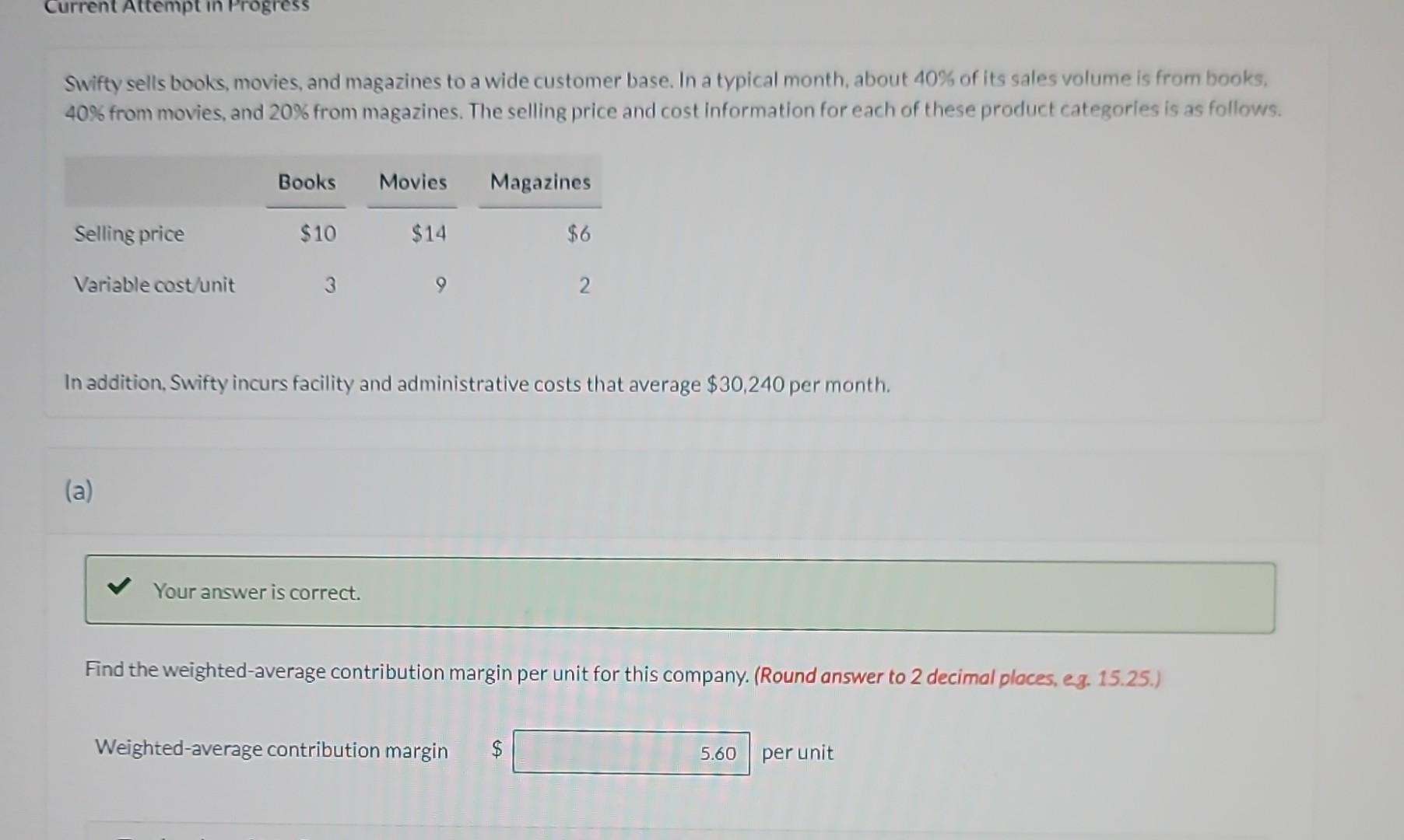 Solved Determine how many units from each product category