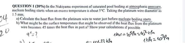 nukiyama pool boiling experiment