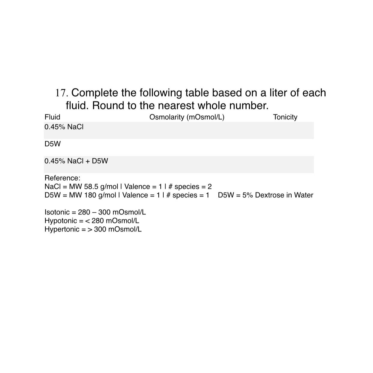 solved-complete-the-following-table-based-on-a-liter-of-each-chegg