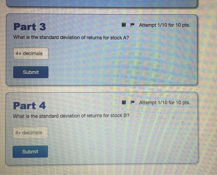 Solved We Know The Following Expected Returns For Stocks A | Chegg.com