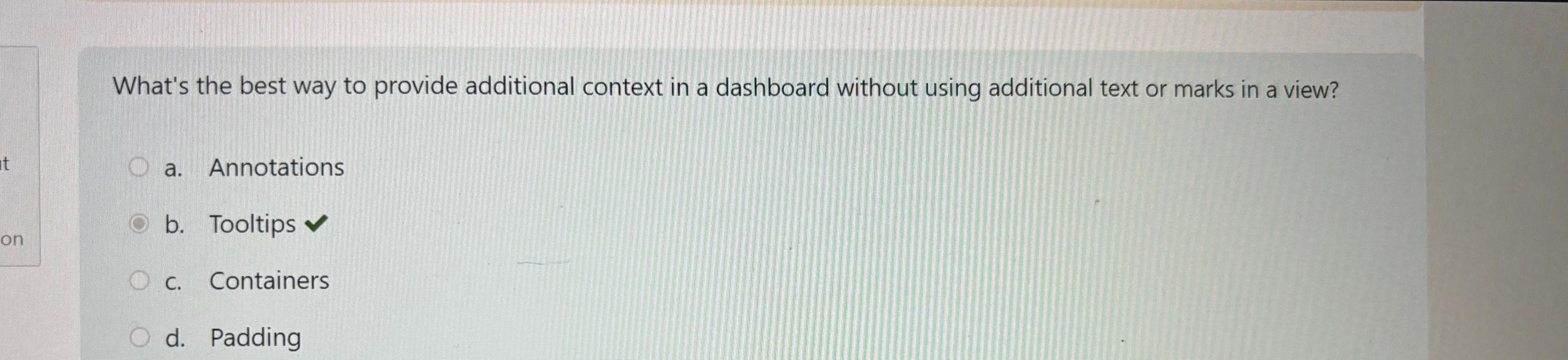 Solved What's the best way to provide additional context in | Chegg.com