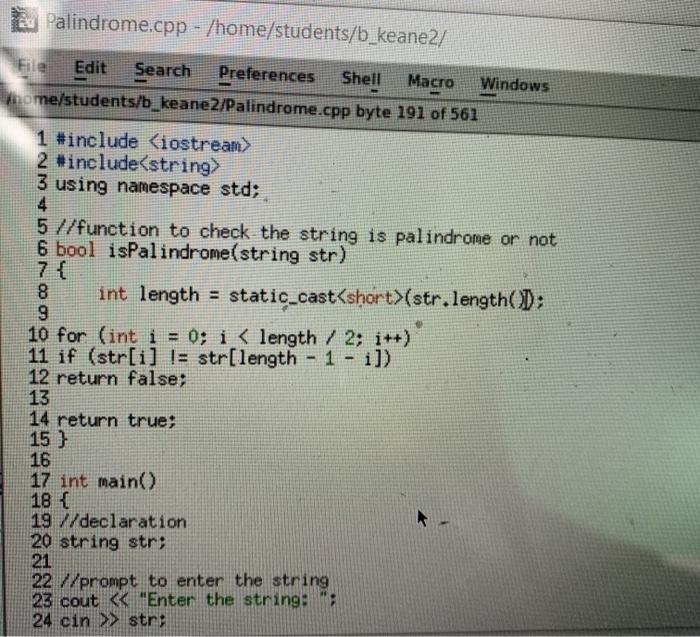 Solved I need help rewriting this program using | Chegg.com
