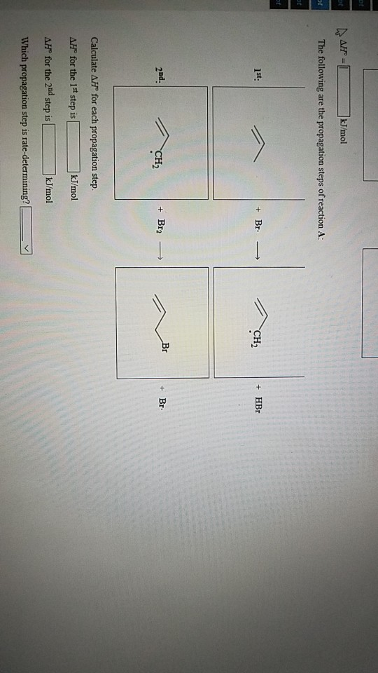 Solved Using The Table Of Bond Dissociation Enthalpies | Chegg.com