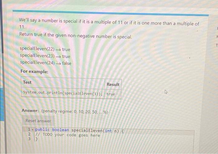 Solved We'll say a number is special if it is a multiple of | Chegg.com