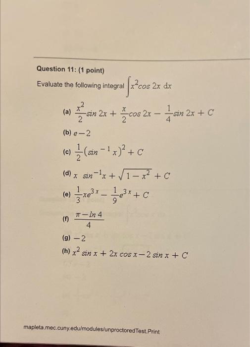 the value of integral 0 to 1 dx e x e