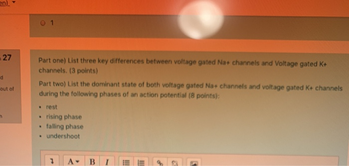 Solved 01 27 Part one) List three key differences between | Chegg.com