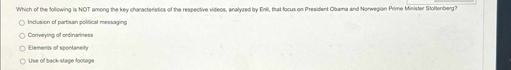Solved Which of the following is NOT among the key | Chegg.com