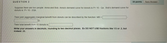 Solved QUESTION 2 30 points Save Answer Suppose there are | Chegg.com