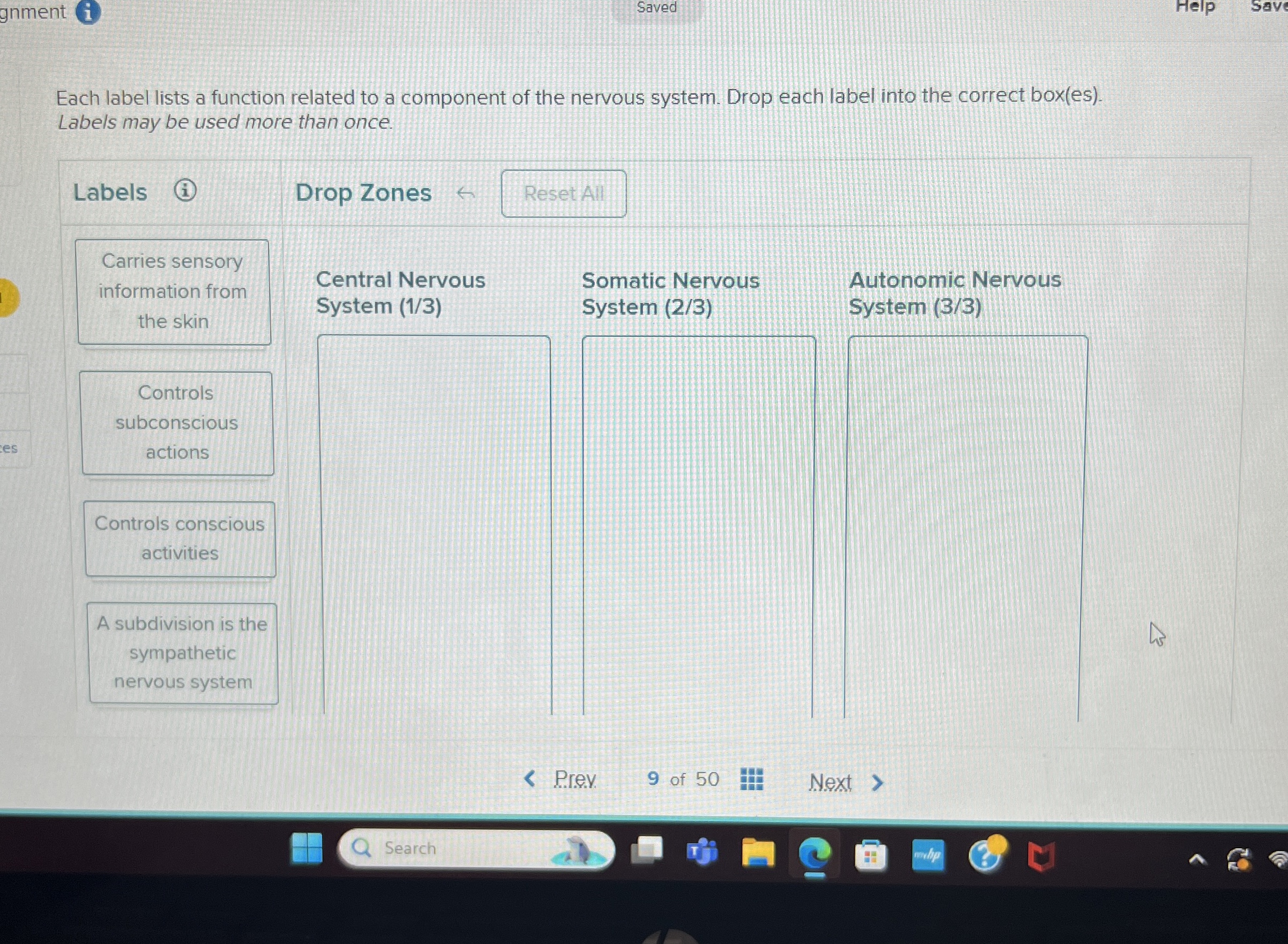 Solved Each label lists a function related to a component of