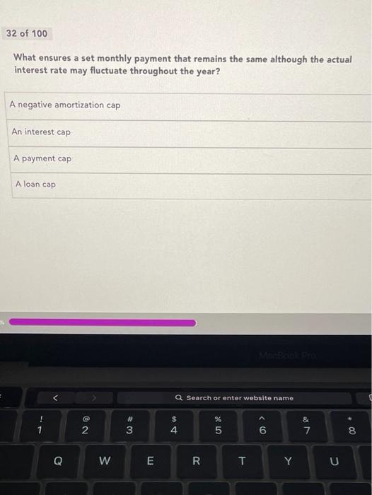 Solved 30 Of 100 What Type Of Lien Attaches To A Single Item Chegg