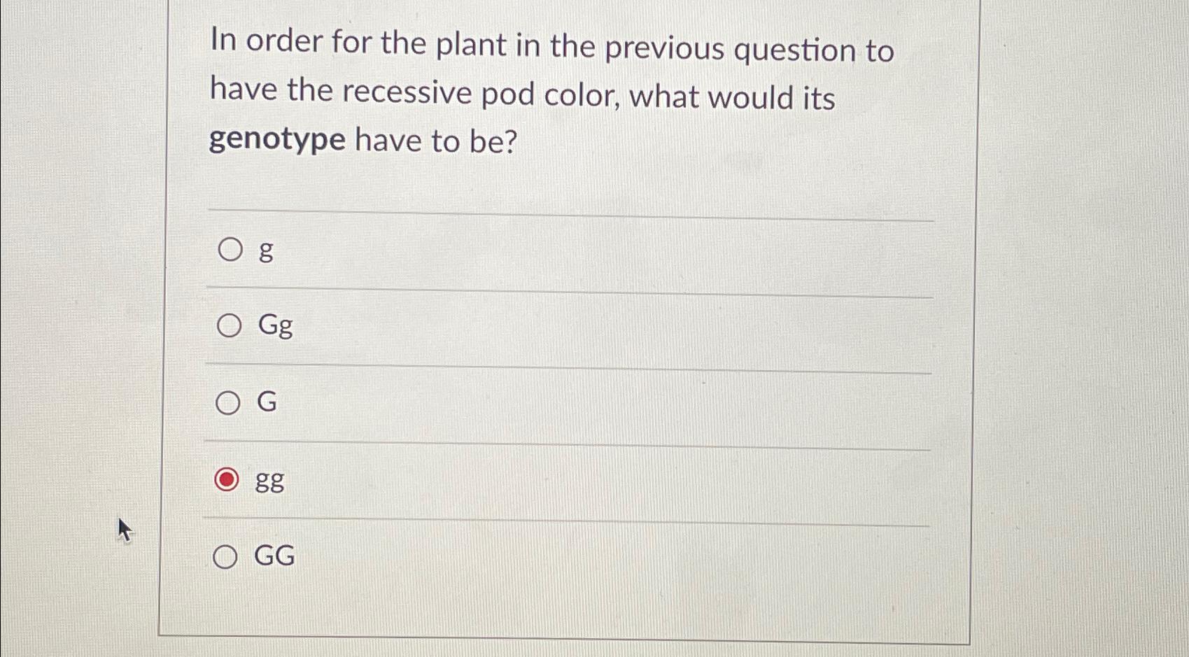 Solved In order for the plant in the previous question to | Chegg.com