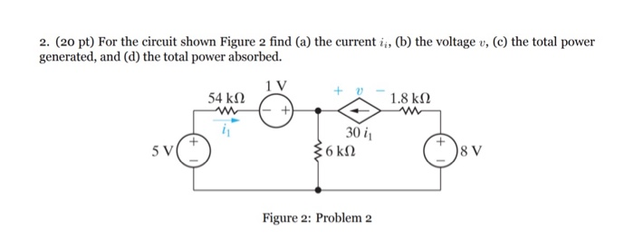 Solved 2. (20 Pt) For The Circuit Shown Figure 2 Find (a) | Chegg.com