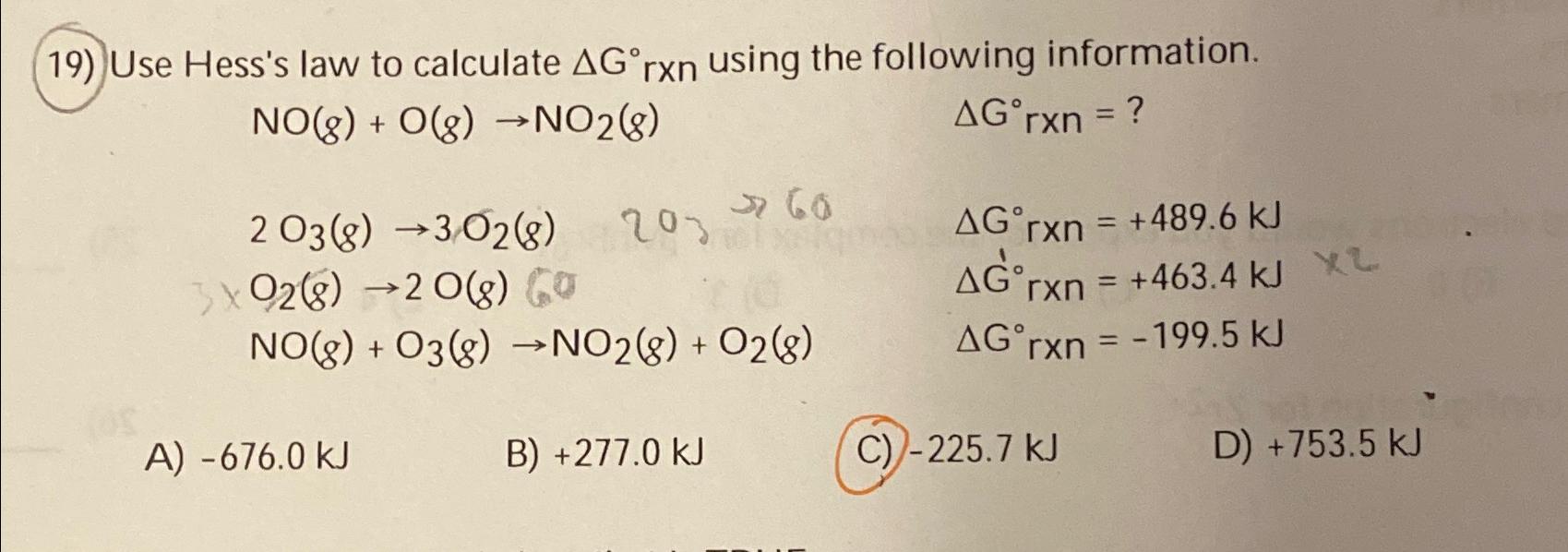 Solved I know the answer but please explain steps thorougly | Chegg.com