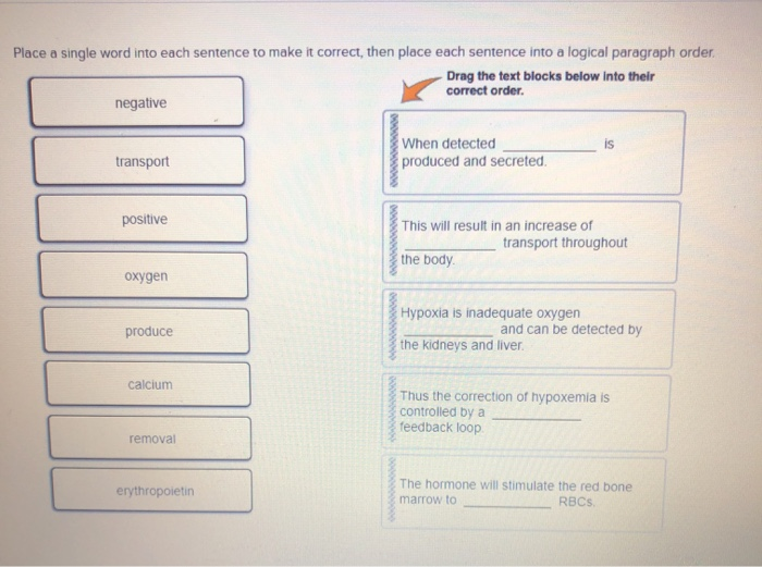 Write the words into the correct order. Write the words into the correct order