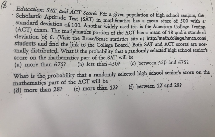 The ACT (American College Testing) vs. The SAT (Scholastic Aptitude Test) -  The Learning Curve Academy