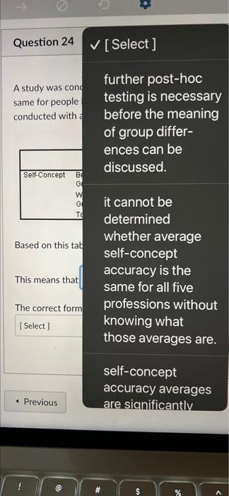Solved Question 24 4 pts A study was conducted to determine | Chegg.com
