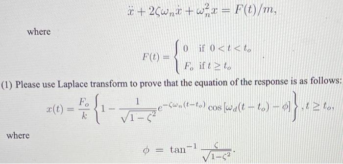 25w X W R F T M Where 0 If 0 T L Fo F If Chegg Com