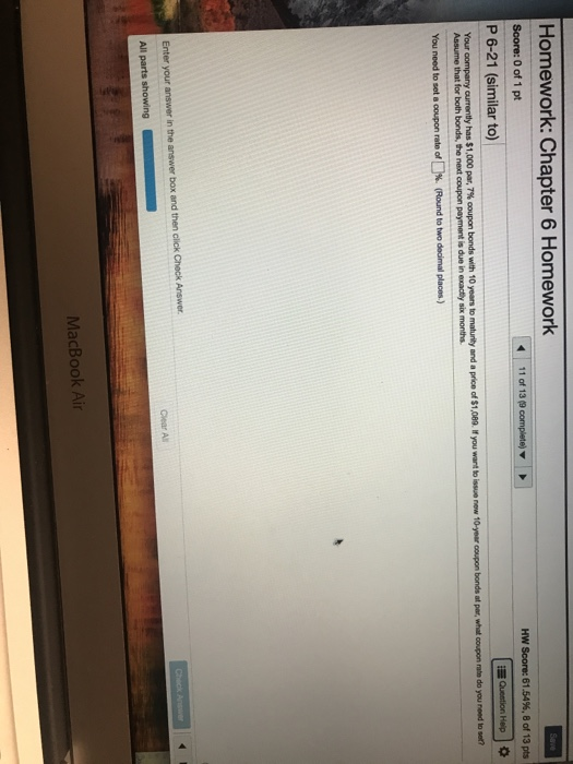 Solved Homework: Chapter 6 Homework Save Score: 0 of 1 pt 11 | Chegg.com