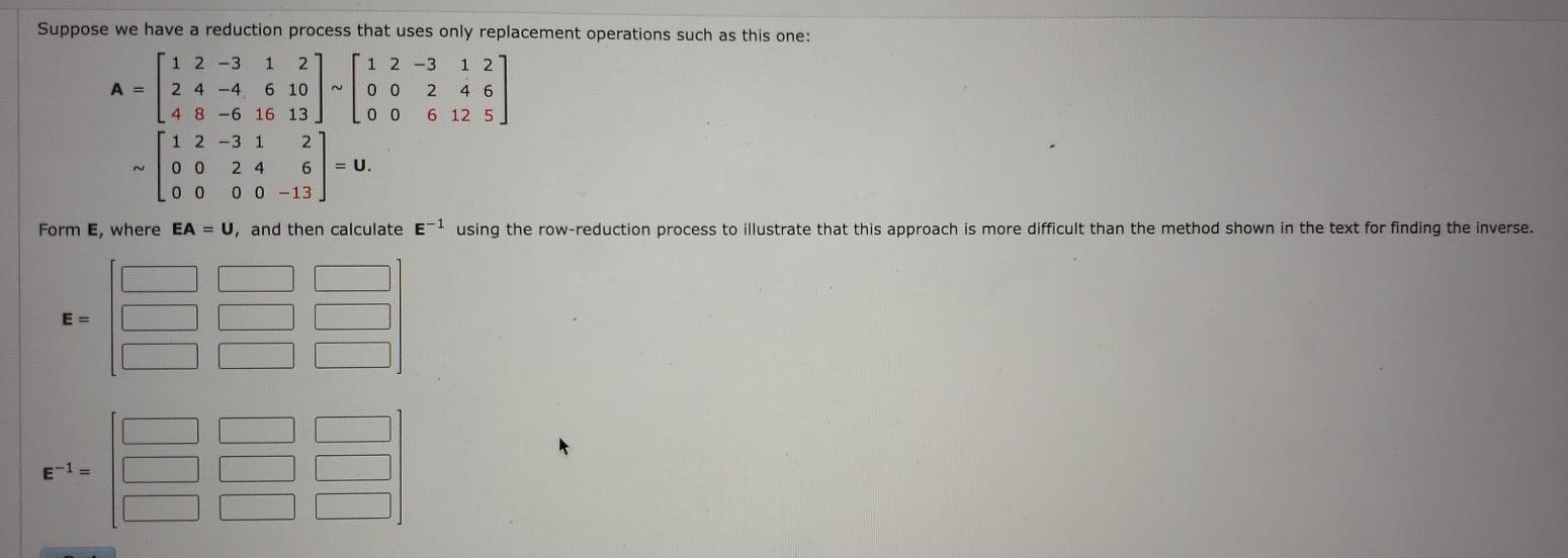 Solved Suppose we have a reduction process that uses only | Chegg.com
