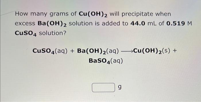 CuSO<sub>4</sub> và Ba(OH)<sub>2</sub> - Tìm hiểu về phản ứng hóa học thú vị này