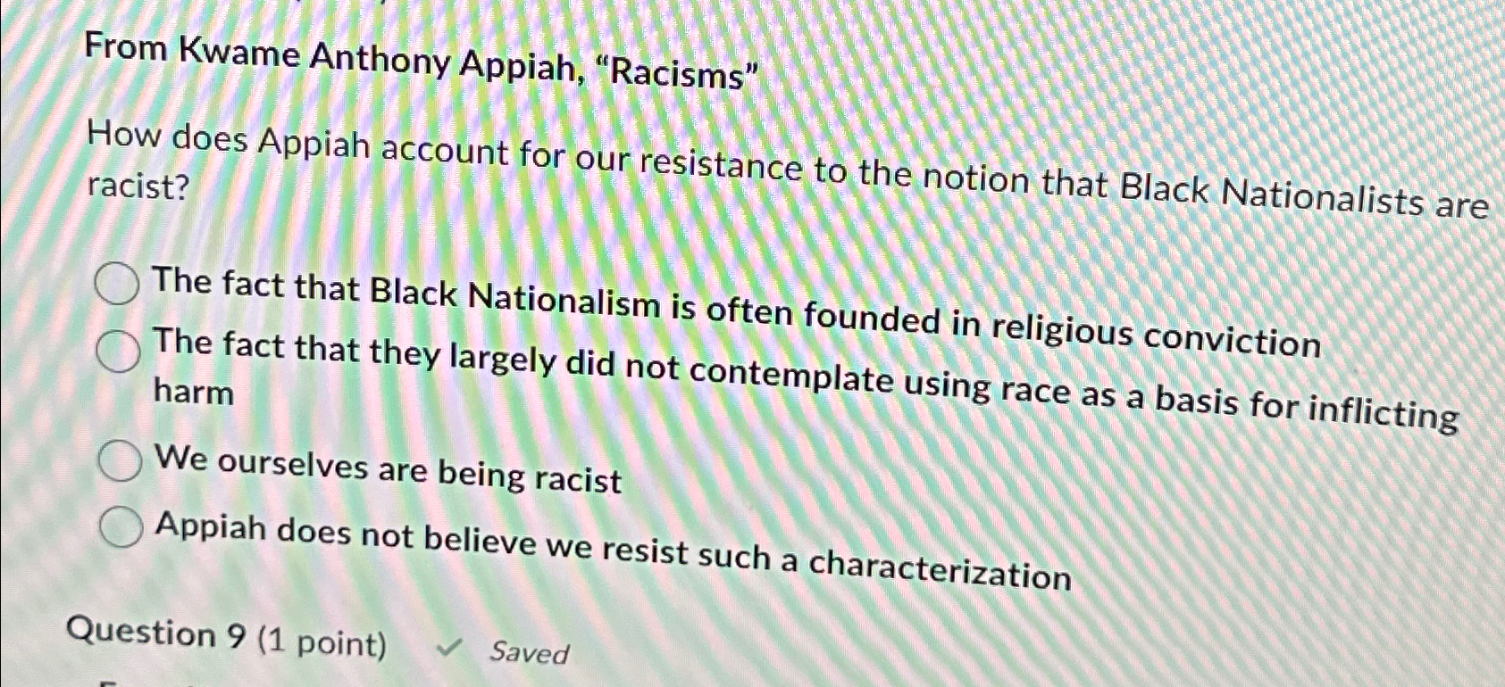 Solved From Kwame Anthony Appiah, "Racisms"How Does Appiah | Chegg.com