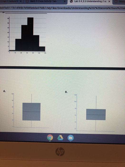 Solved Matching Boxplots And Histograms Match Each Histogram