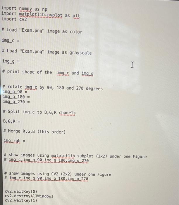 Solved import numpy as np import matplotlib.pyplot as plt | Chegg.com