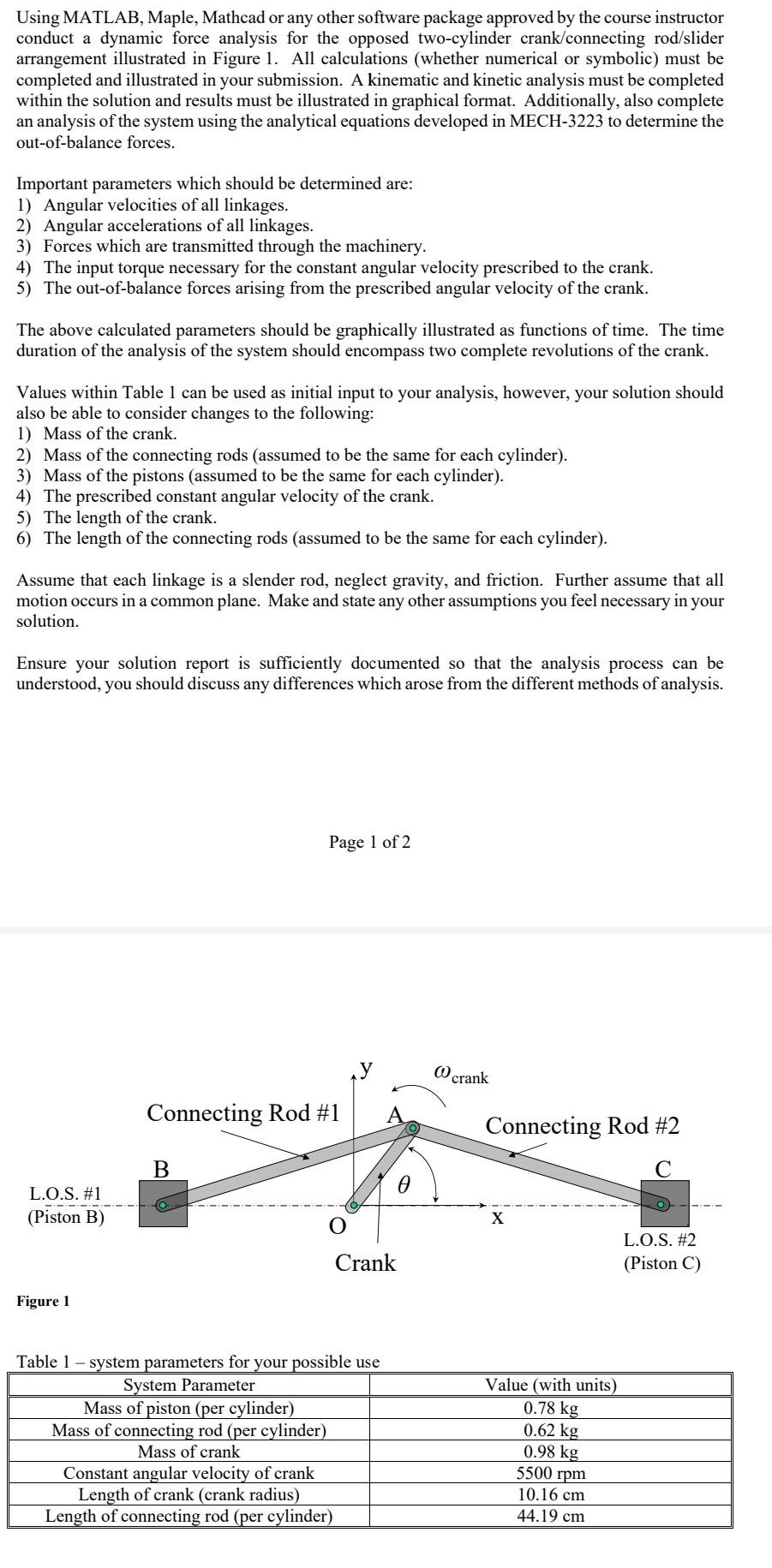 Solved Using MATLAB, Maple, Mathcad or any other software
