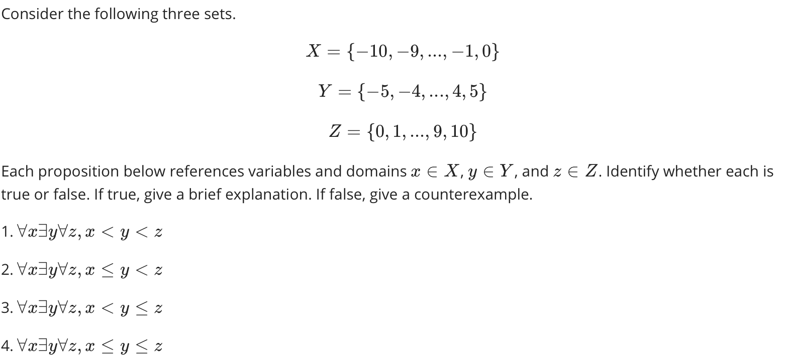 Solved Consider the following three | Chegg.com