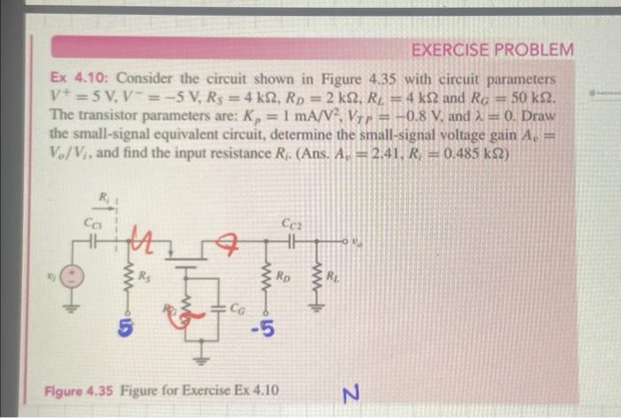 Solved Ex 4.10: Consider the circuit shown in Figure 4.35 | Chegg.com