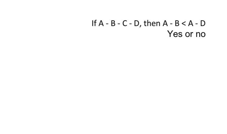 Solved If A-B-C-D, Then A-B | Chegg.com