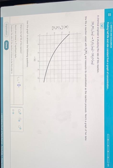 Solved A chemical engineer is studying the rate of this | Chegg.com