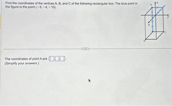 Solved Find the coordinates of the vertices A,B, and C of | Chegg.com