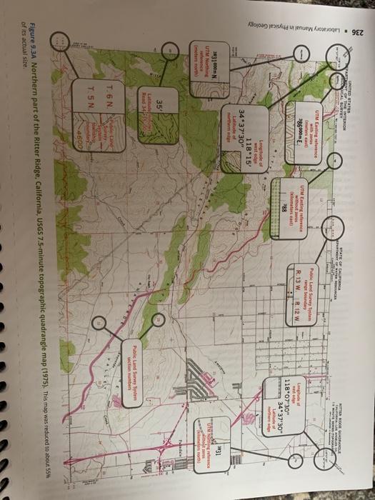 Solved This lab introduces topographic maps and various | Chegg.com