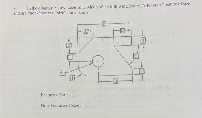 Solved 7. Use the diagram below to determine the following