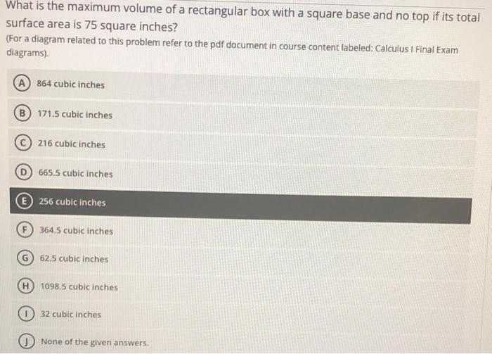 Solved What is the maximum volume of a rectangular box with | Chegg.com