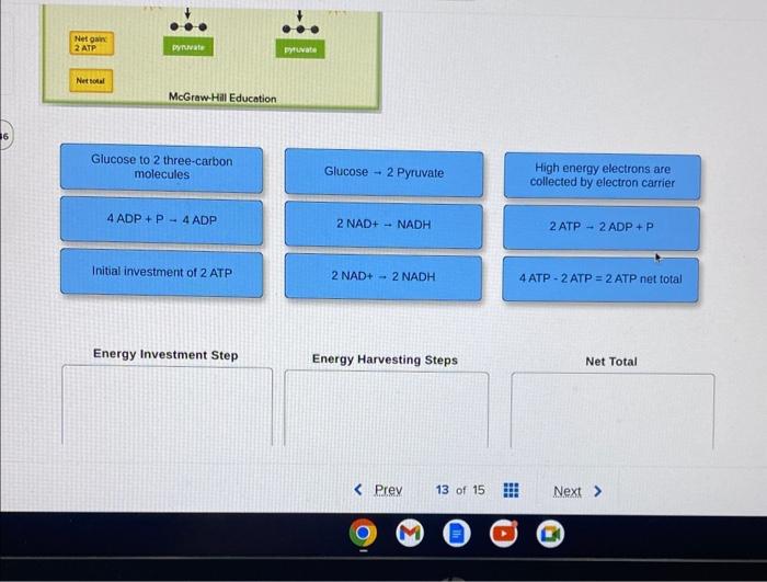 Solved Energy Investment Step Energy Harvesting Steps Net
