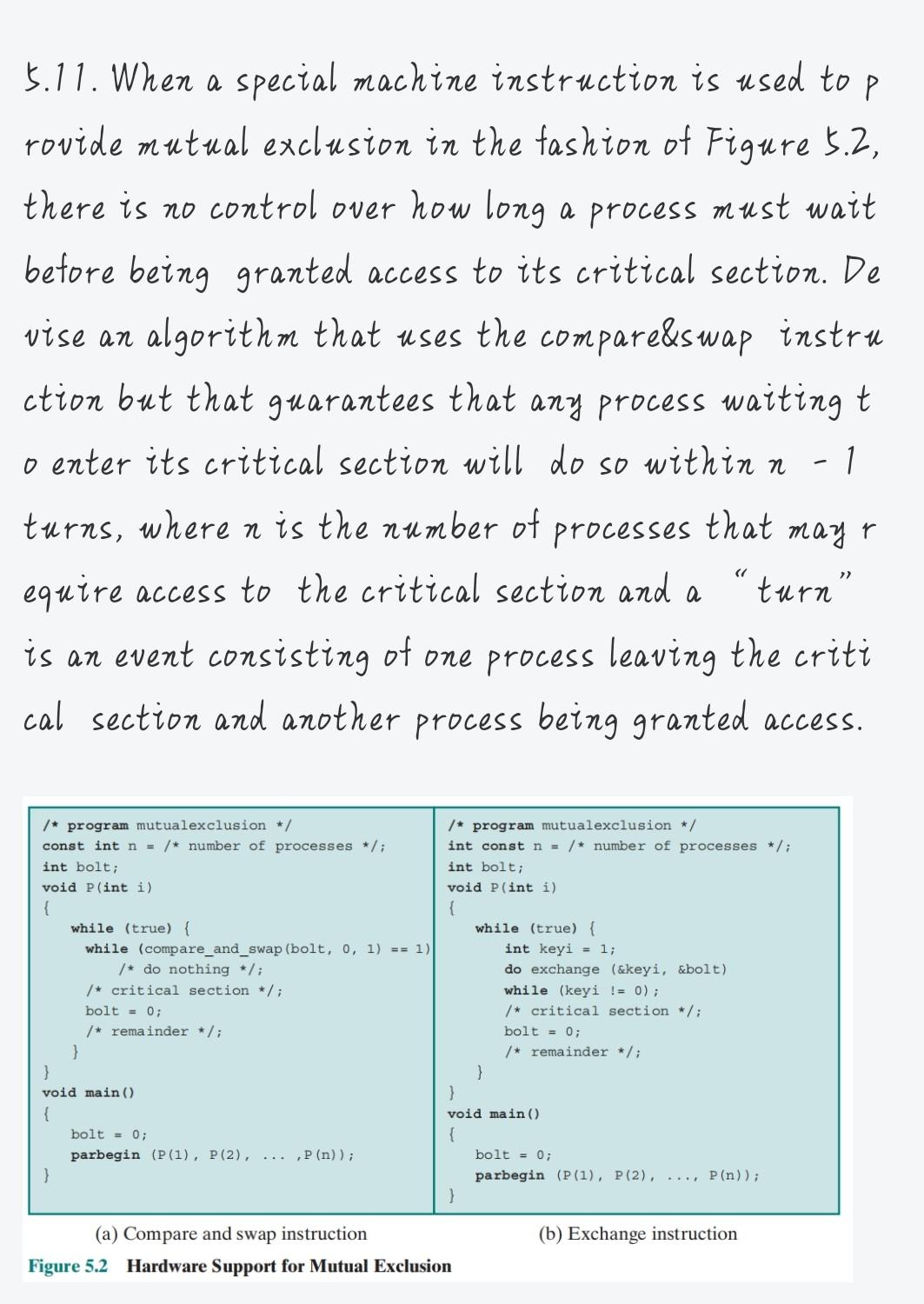 Solved 5.11. When a special machine instruction is used to p | Chegg.com