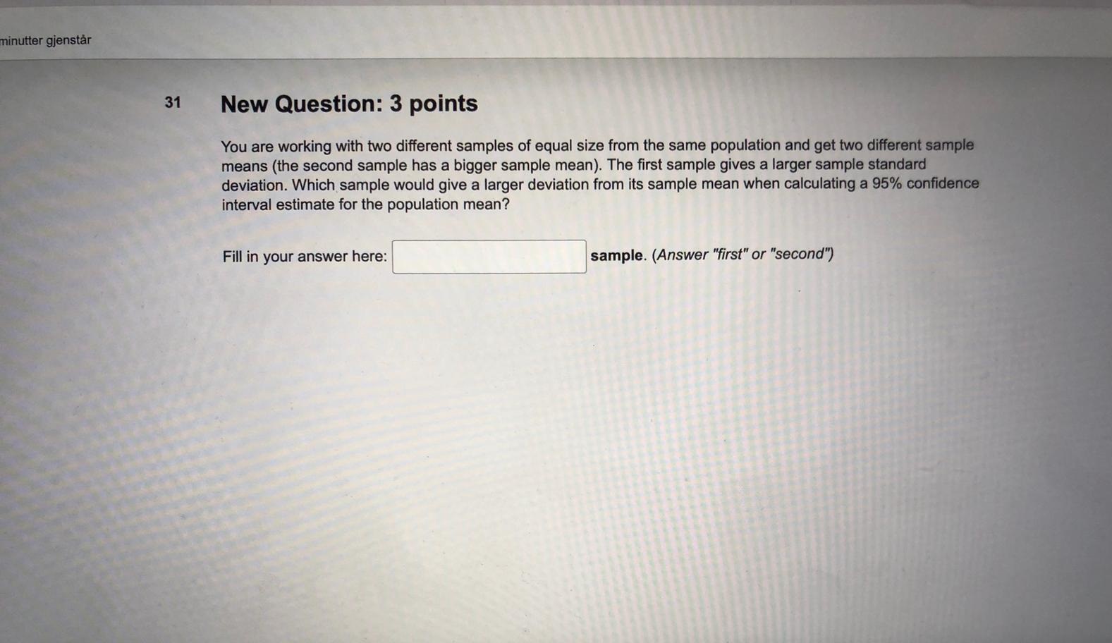 Solved 31 New Question: 3 points You are working with two | Chegg.com