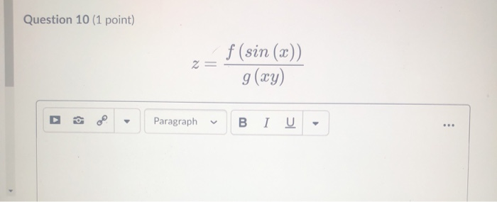 Solved Dz Az Compute And Az Du Question 9 1 Point Z 3 Chegg Com