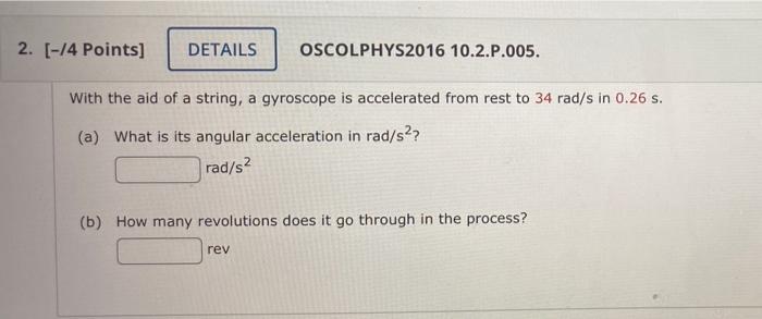 Solved 2 [ 14 Points] Details Oscolphys2016 10 2 P 005