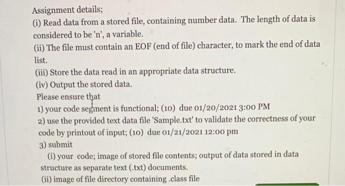 Solved the sample text file its refering to is just a file | Chegg.com