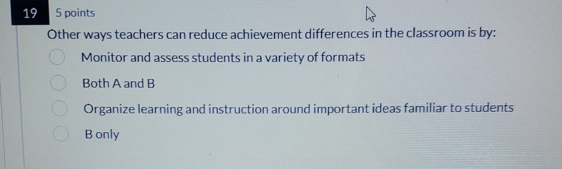 Solved 195 ﻿pointsOther ways teachers can reduce achievement