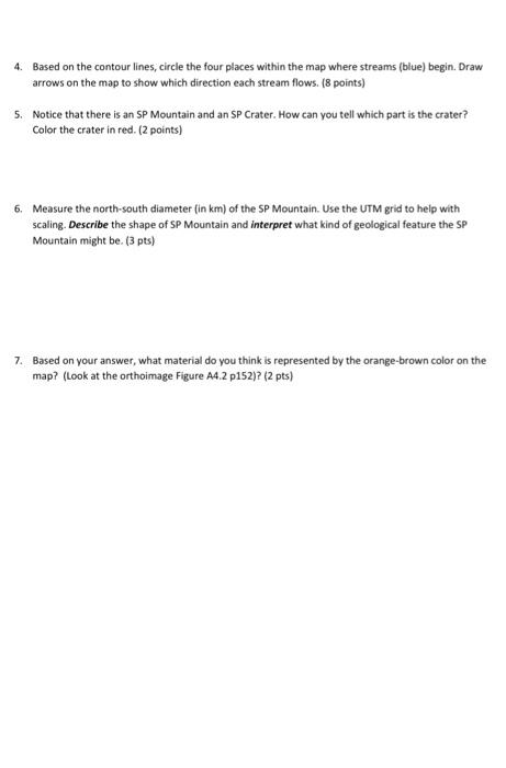 Solved: Physical Geology-Topographic Maps Please Answer Th... | Chegg.com