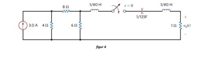 Solved Find 𝑣*(𝑡) for 𝑡 > 0 for the circuit in Figure 4. | Chegg.com