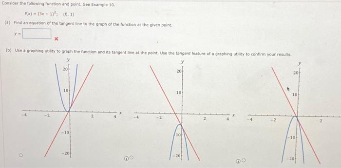 Solved Consider the following function and point. See | Chegg.com